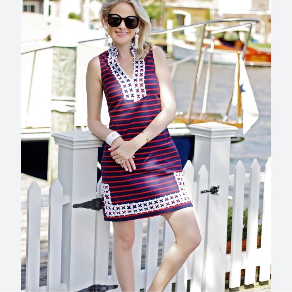 Sail to sable star spangled dress